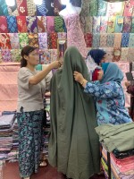 【マレーシア文化体験】マレー系ファッションに挑戦